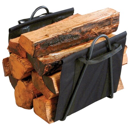 Panacea Panacea Black Matte Steel Log Rack 15216